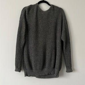 Grey american apparel fisherman sweater